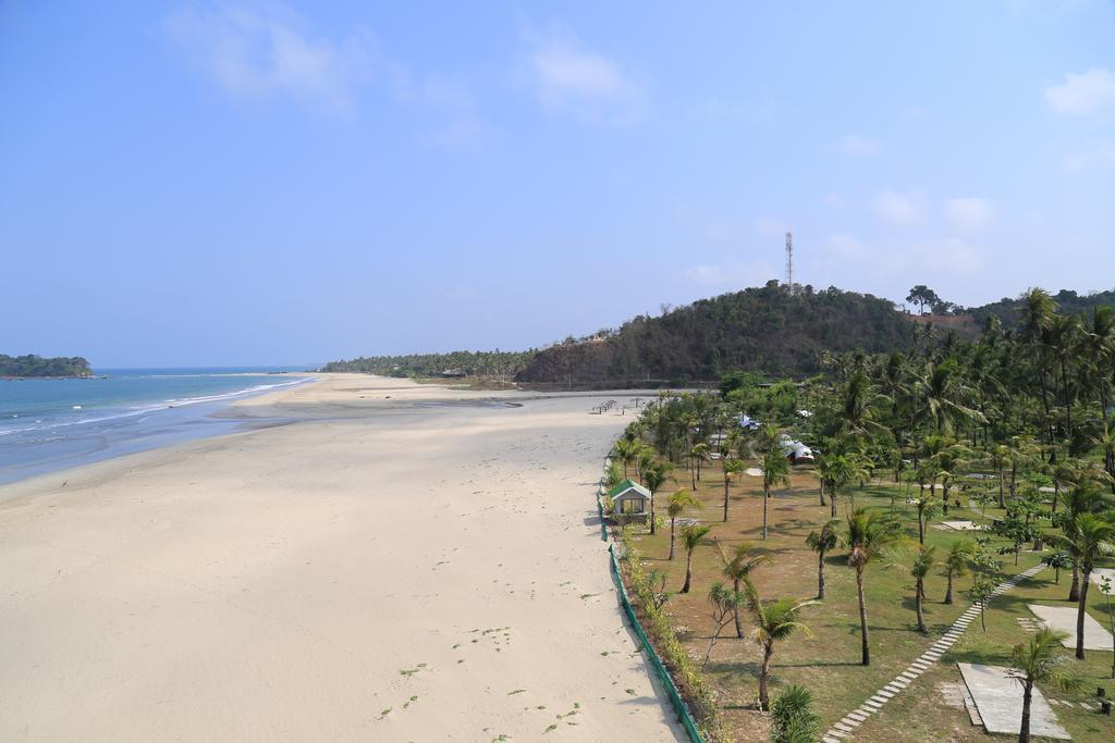 Ocean Front Campgrounds Ngwesaung Bagian luar foto